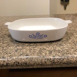 Vintage Corning Ware Cornflower Blue Baking Dish